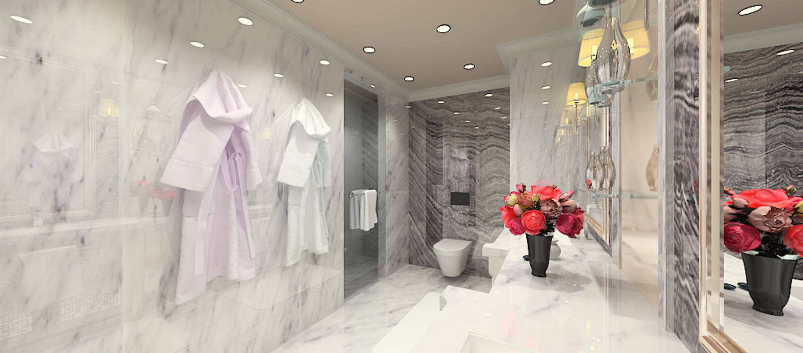 F.G. EVİ, Kerim Çarmıklı İç Mimarlık Kerim Çarmıklı İç Mimarlık Modern Banyo