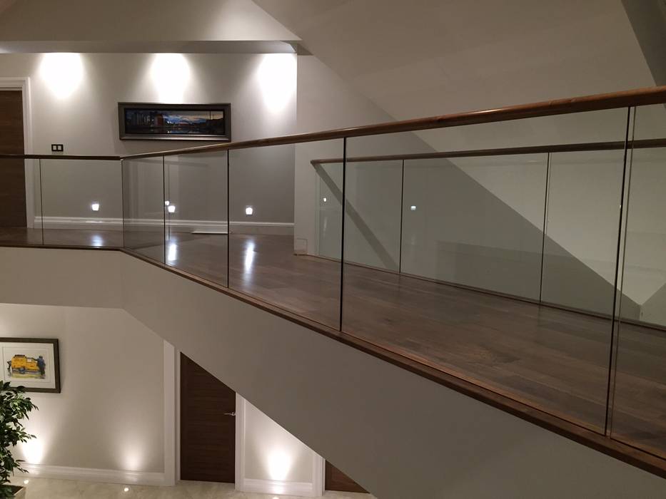 Luxury Staircase, Haldane UK Haldane UK Corredores, halls e escadas modernos