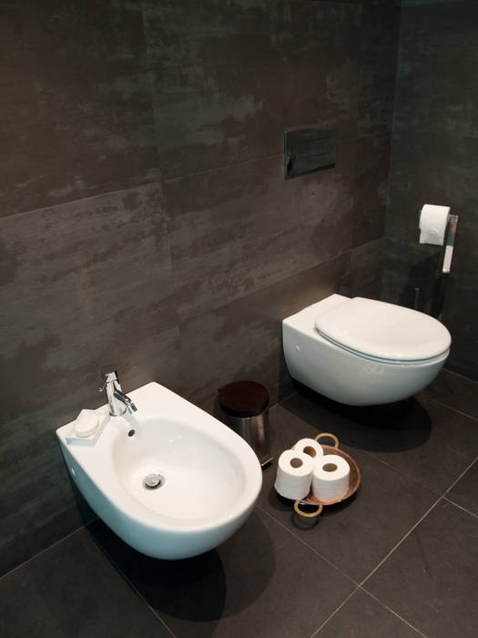 Banheiros modernos por André Pintão Moderno Cerâmica