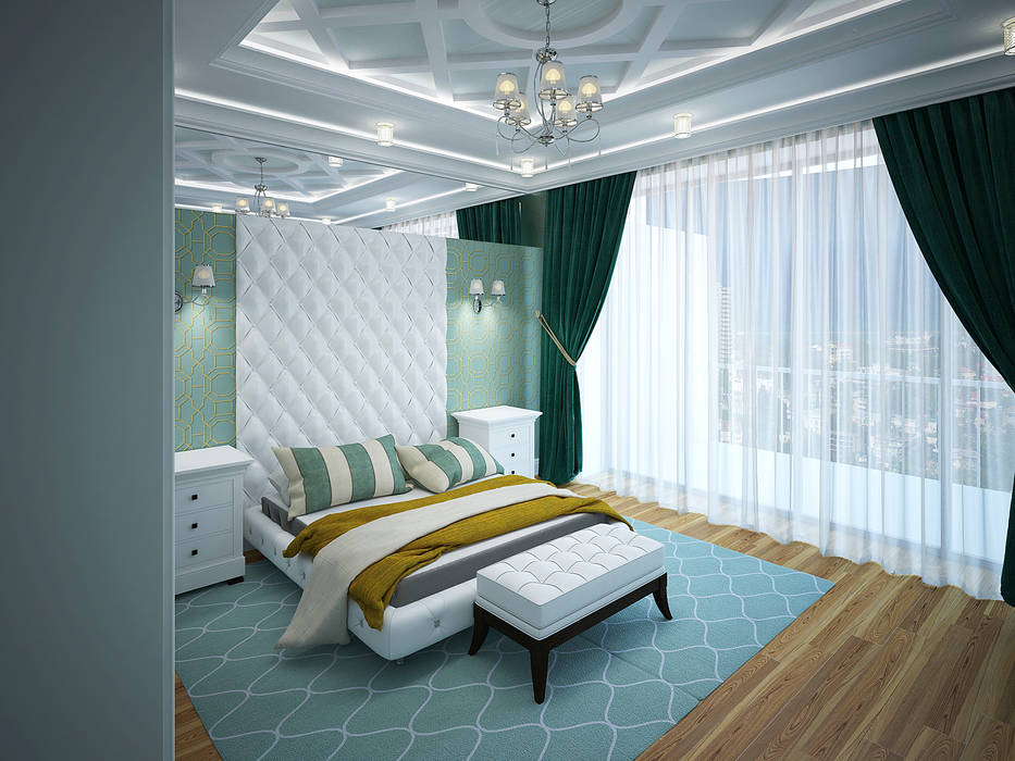 Апартаменты в Сочи, Decor&Design Decor&Design Classic style bedroom