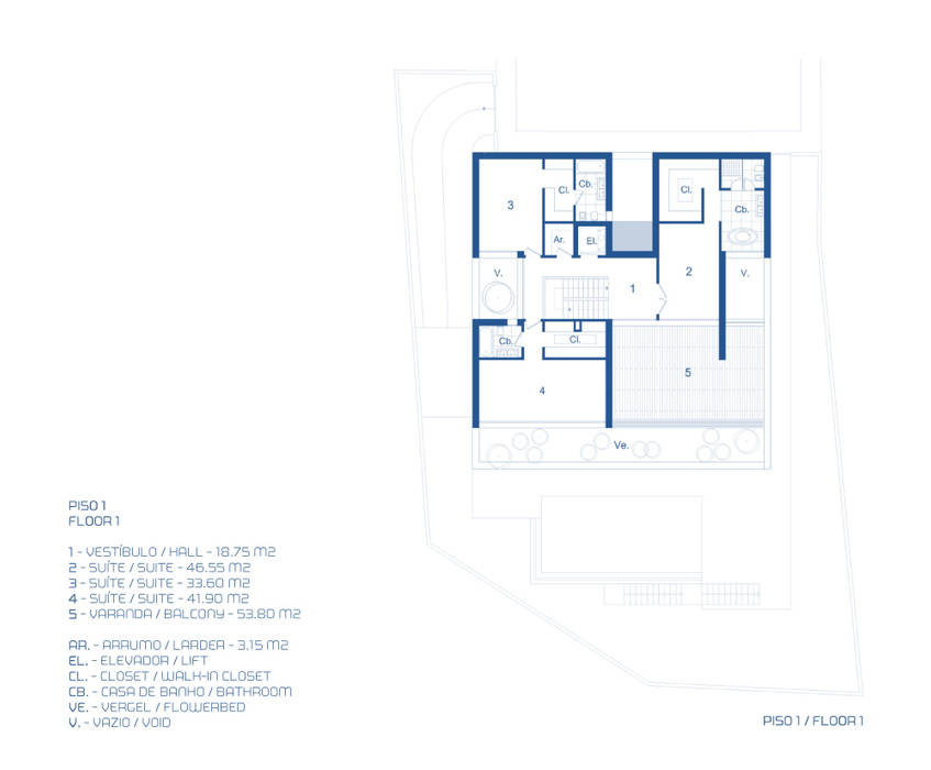 House in Portimão, MOM - Atelier de Arquitectura e Design, Lda MOM - Atelier de Arquitectura e Design, Lda Casas modernas: Ideas, imágenes y decoración