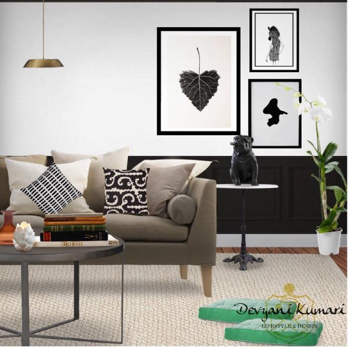 Living Area, Devyani Kumari Lifestyle & Designs Devyani Kumari Lifestyle & Designs Modern living room
