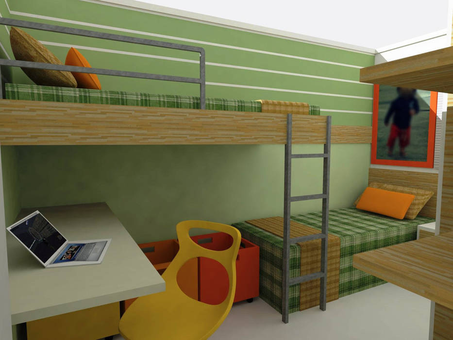 homify Dormitorios infantiles de estilo moderno Madera Acabado en madera