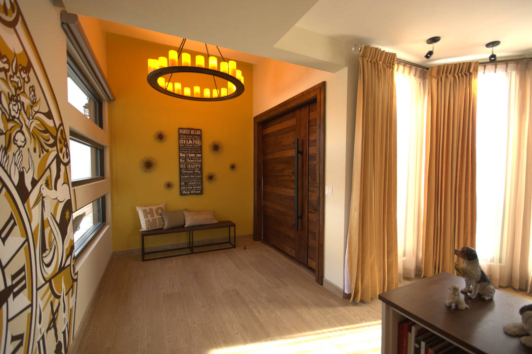 Bilbaoo Residencial , Lo Interior Lo Interior Eclectic style corridor, hallway & stairs