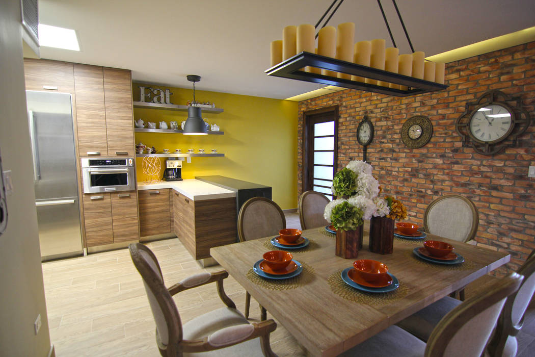 Bilbaoo Residencial , Lo Interior Lo Interior Eclectic style dining room