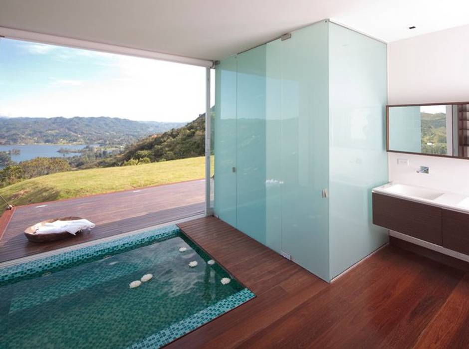 CASA BARRENECHE, LIGHTEN LIGHTEN Piscinas de estilo minimalista