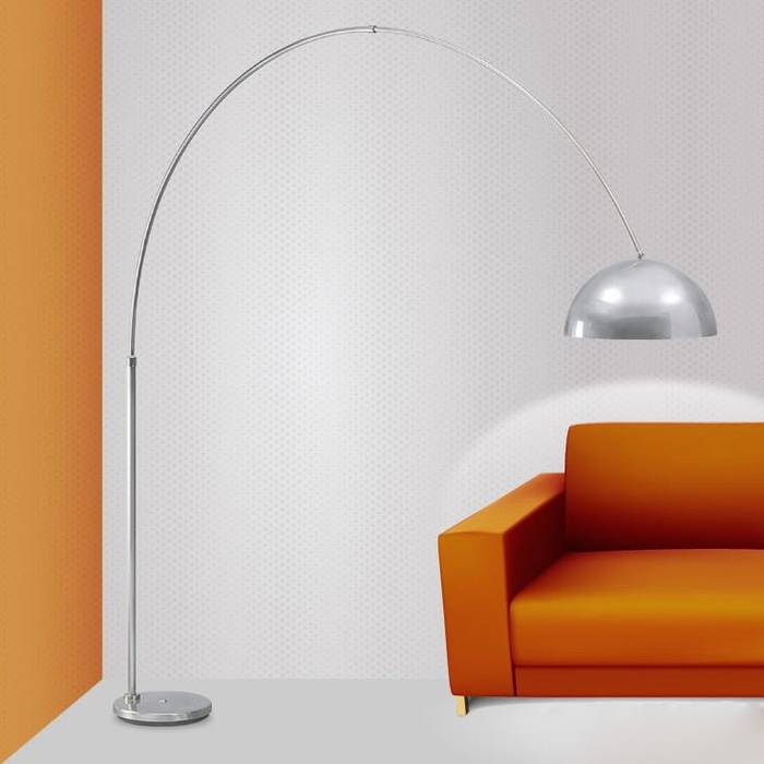 LAMPARAS DE PIE, Angelo Luz + Diseño Angelo Luz + Diseño Salas de estar minimalistas Alumínio/Zinco Iluminação