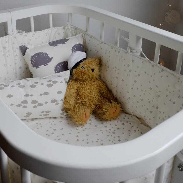 Blanco para bebés y niños, bla bla textiles bla bla textiles Moderne Kinderzimmer Kalkstein Betten und Krippen