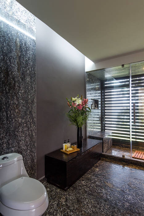 CASA RR, BURO ARQUITECTURA BURO ARQUITECTURA 現代浴室設計點子、靈感&圖片 花崗岩