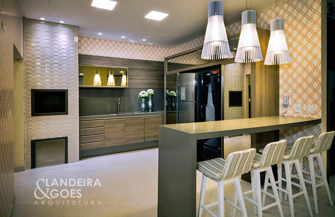 Projeto Corporativo - Itapema-SC, Landeira & Goes Arquitetura Landeira & Goes Arquitetura Cuisine moderne