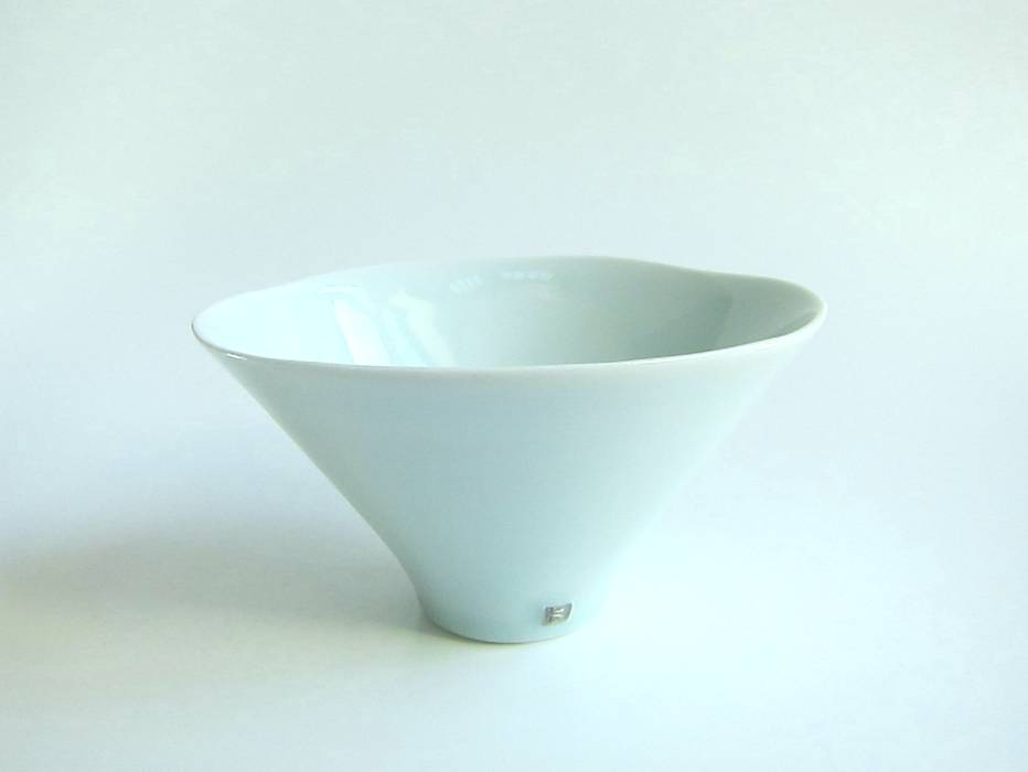青白磁銀彩 bowl studio詩器 その他のスペース 磁器 その他アート作品