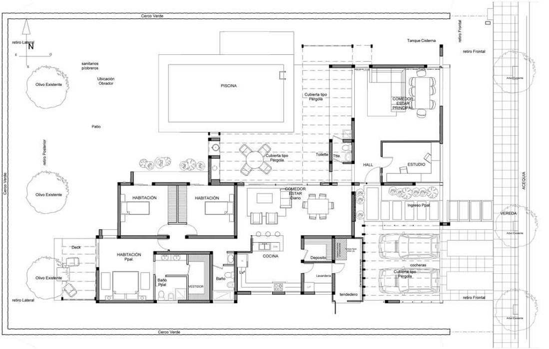 Casa Boedo, Bonomo&Crespo Arquitectura Bonomo&Crespo Arquitectura Rumah Gaya Eklektik