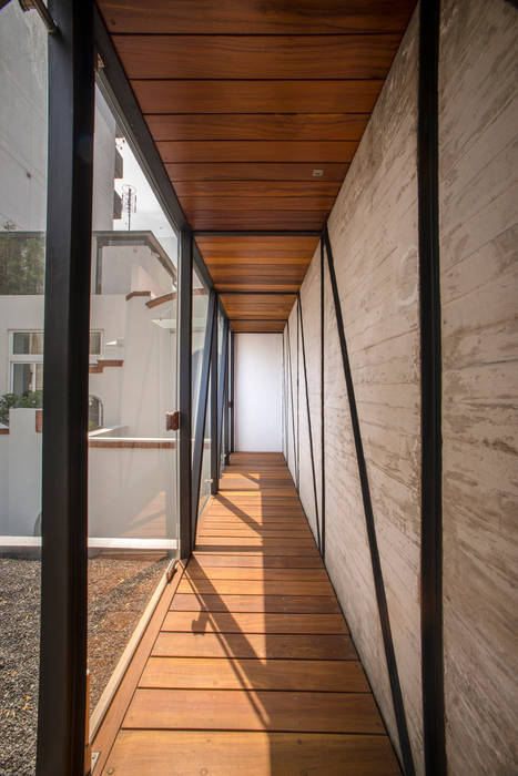 CASA EN HIPÓDROMO CONDESA, TW/A Architectural Group TW/A Architectural Group Modern Corridor, Hallway and Staircase