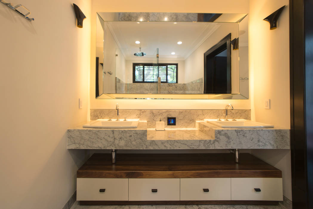 CASA EN HIPÓDROMO CONDESA, TW/A Architectural Group TW/A Architectural Group Modern style bathrooms