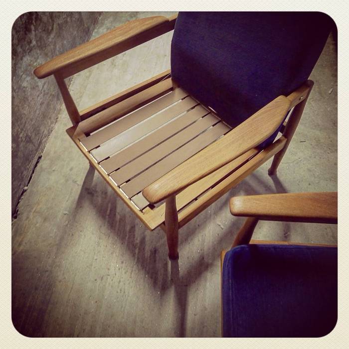 60´s Guy Rogers Reclinable Easy Chairs, Retro Wood Retro Wood Casas rústicas Artigos para a casa