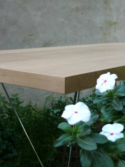 Mesa OAK by ducoinstudio, Ducoinstudio Diseño de Mobiliario Ducoinstudio Diseño de Mobiliario Сад Меблі