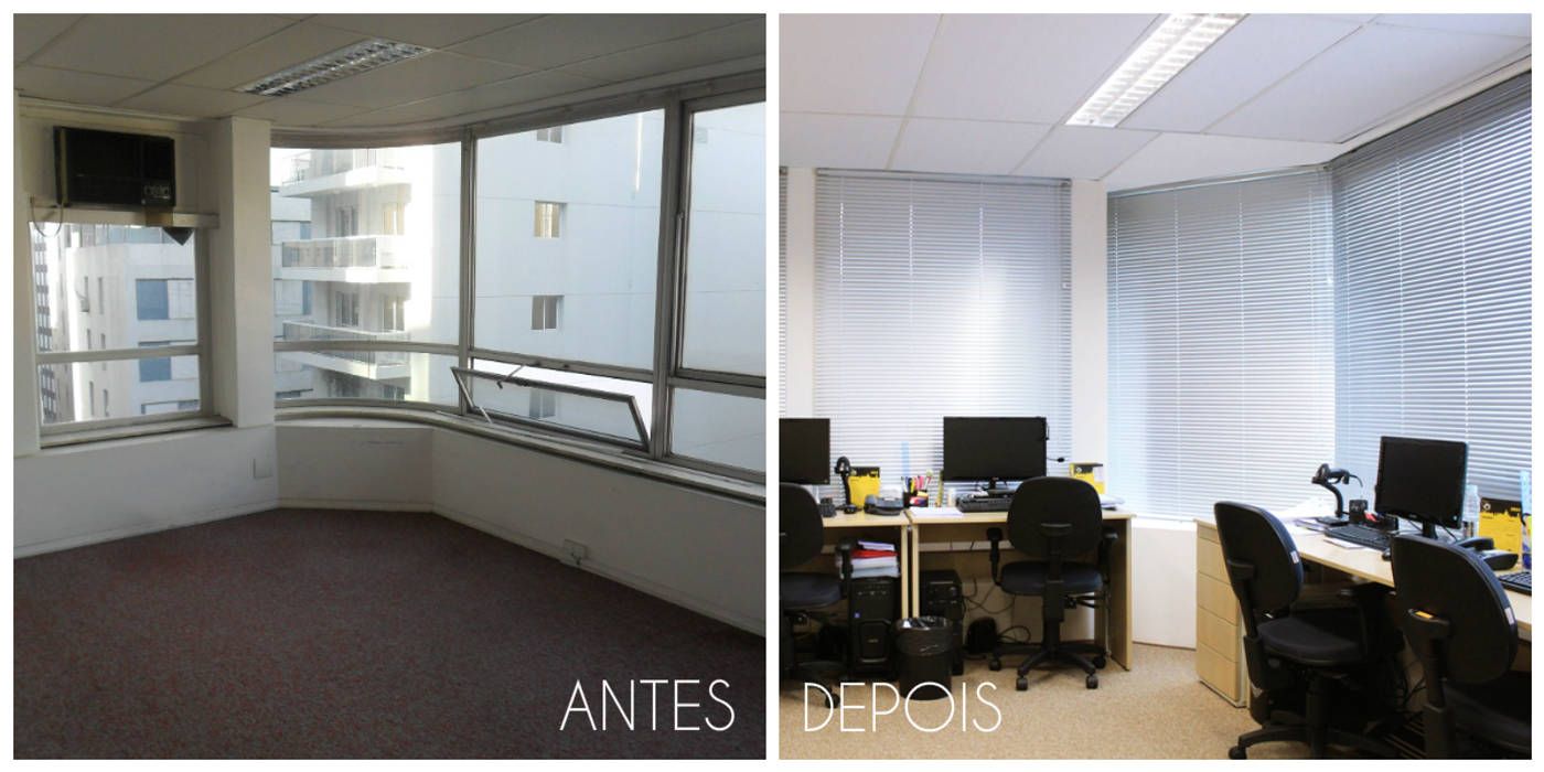 Escritório Alameda Santos, É! Arquitetura e Design É! Arquitetura e Design Commercial spaces MDF Commercial Spaces