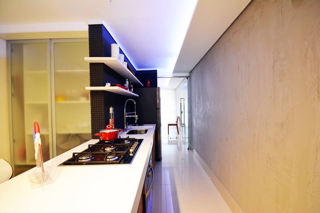 Clinica de Nutrição Arquitetura 1 Cozinhas minimalistas Concreto