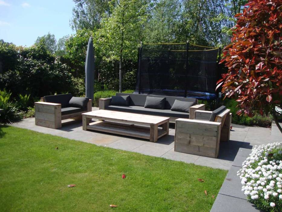 Bauholz lounge set niedersachsen von exklusiv dutch design rustikal