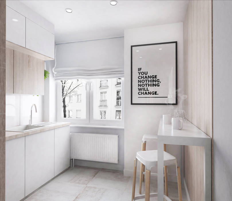 Apartments in Gliwitz, FOORMA FOORMA Modern kitchen