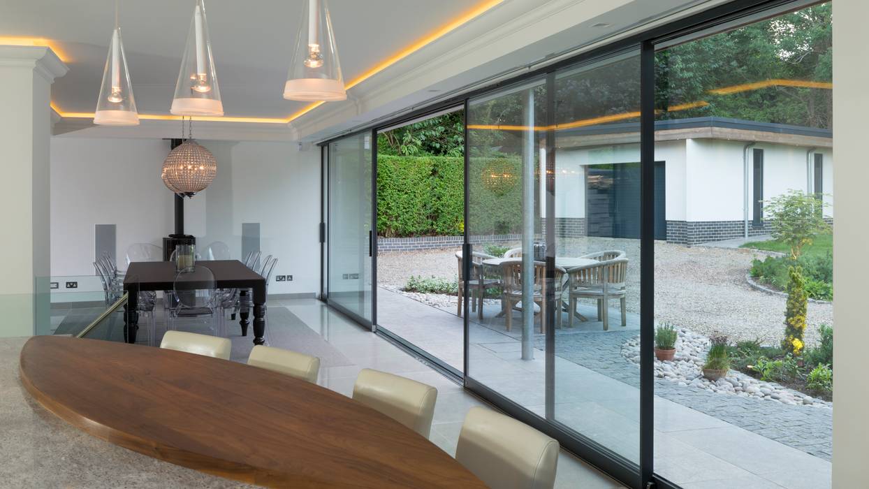 Open Plan Kitchen - Dining Room Wildblood Macdonald Modern kitchen