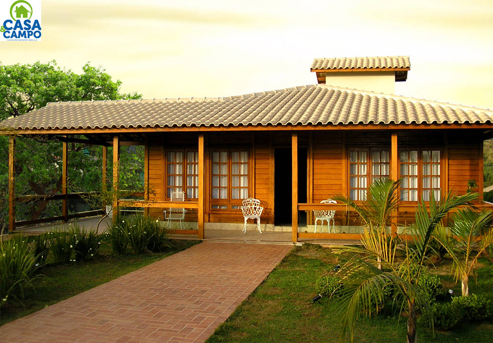 Casas em madeira , CASA & CAMPO - Casas pré-fabricadas em madeiras CASA & CAMPO - Casas pré-fabricadas em madeiras Plantar,Prédio,Propriedade,Céu,Nuvem,Janela,Porta,Sombra,Iluminação,Casa