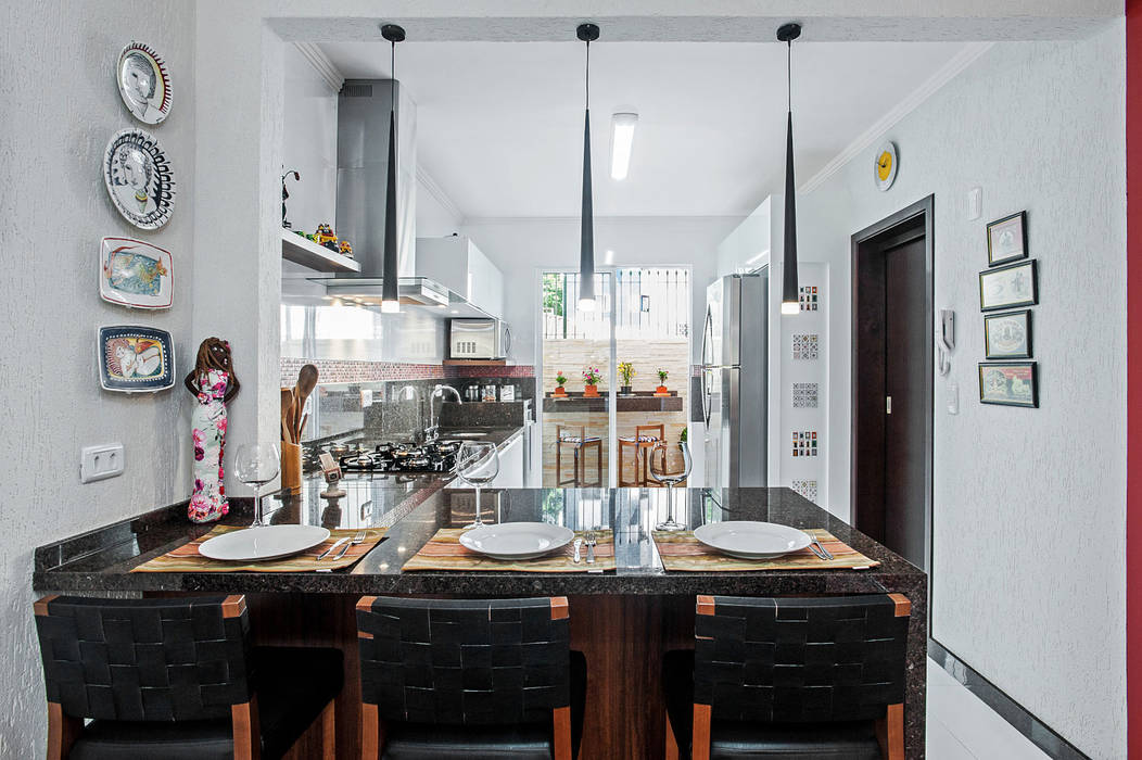 Apartamento 13, Patrícia Azoni Arquitetura + Arte & Design Patrícia Azoni Arquitetura + Arte & Design Kitchen