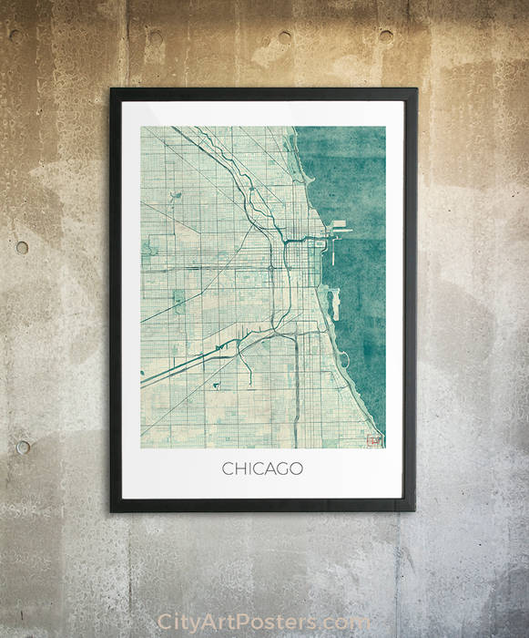 Chicago poster. cityartposters Other spaces Pictures & paintings