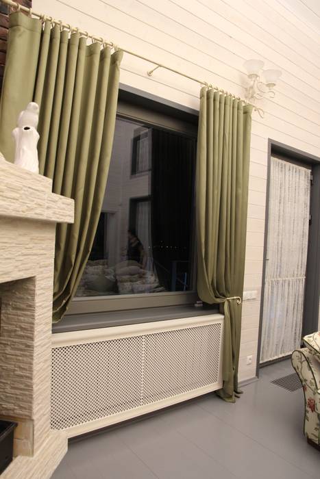 коттедж на Истре, ABiART HOME ABiART HOME Country style windows & doors Curtain rods & accessories