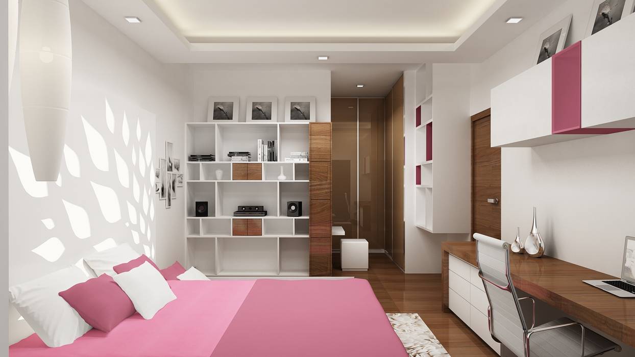 homify Modern style bedroom MDF Wardrobes & closets