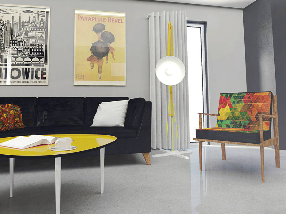 Retro mustard!, Arch/tecture Arch/tecture Living room