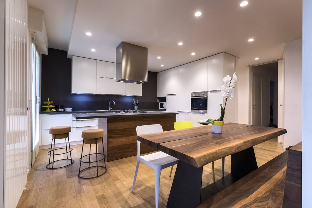 Ristrutturazione Appartamento, Elia Falaschi Fotografo Elia Falaschi Fotografo Moderne Esszimmer