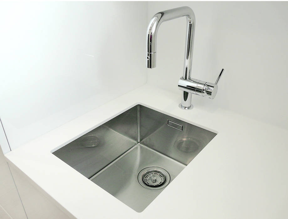 Ático MM18, barronkress barronkress Modern style kitchen Iron/Steel Sinks & taps
