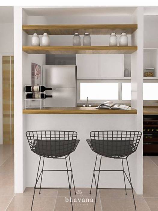 Obra Altolaguirre - Diseño Integral depto. 3 ambientes, Bhavana Bhavana Scandinavian style kitchen