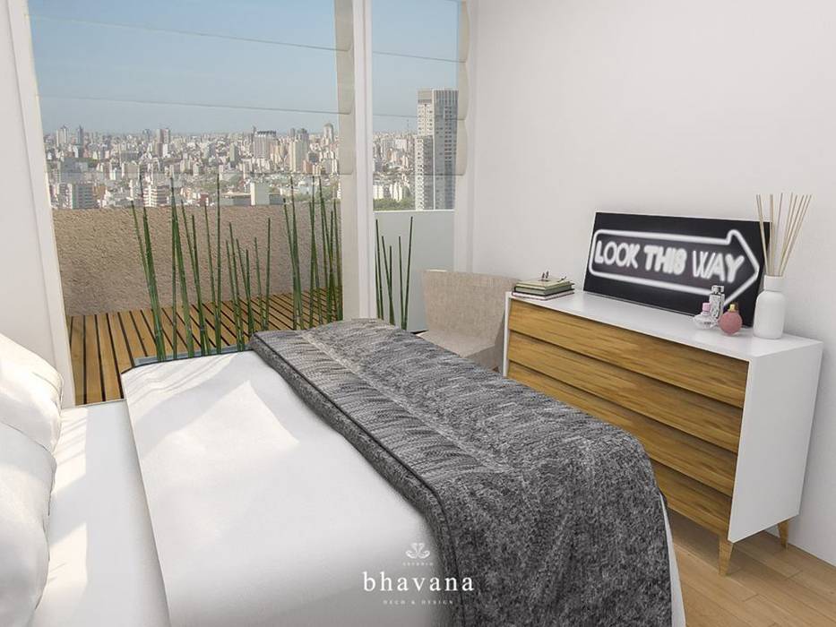 Dormitorio Principal Bhavana Dormitorios de estilo escandinavo