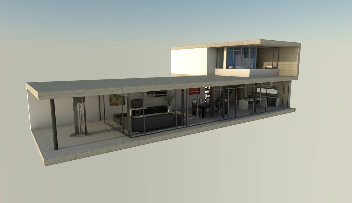 Render Moderm House, Atahualpa 3D Atahualpa 3D