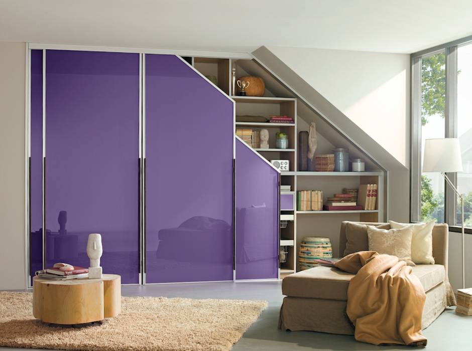 Einbauschrank Dachschrage Lila Modern Von Cabinet Schranksysteme