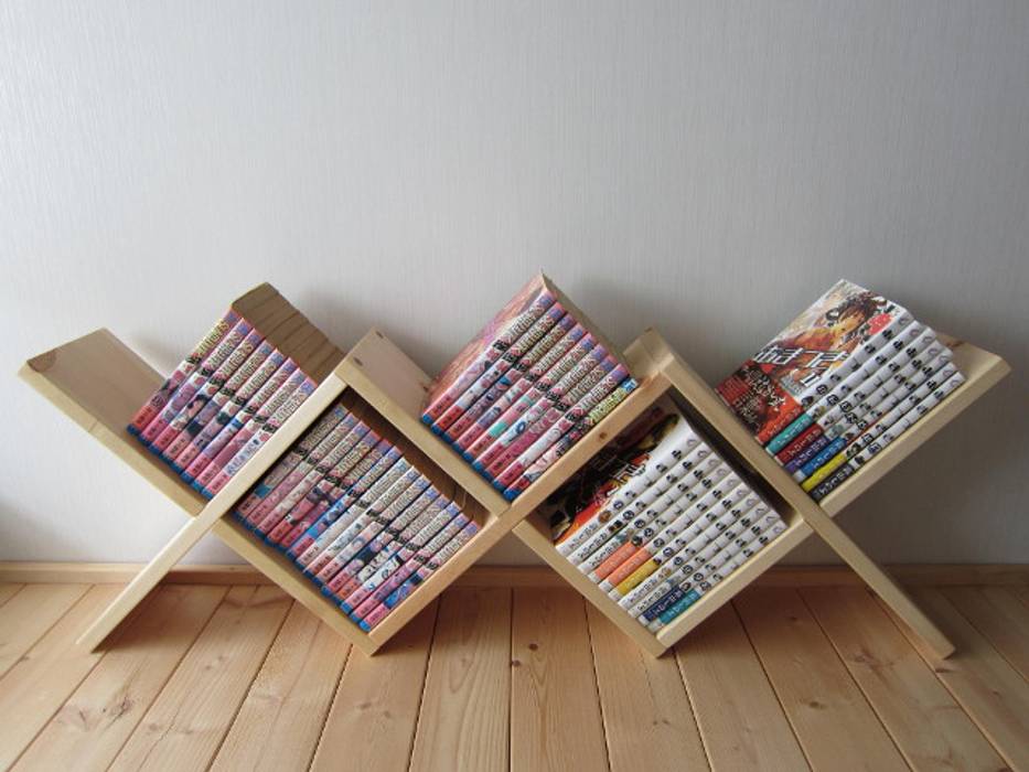 マガジンラック－Ａ, 作房和樂（サボウワラク） 作房和樂（サボウワラク） Eclectic style living room Shelves