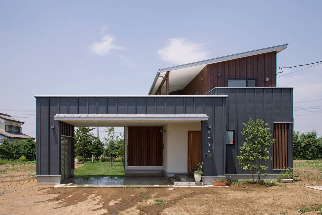 新田の家, 空間設計室/kukanarchi 空間設計室/kukanarchi Modern garage/shed