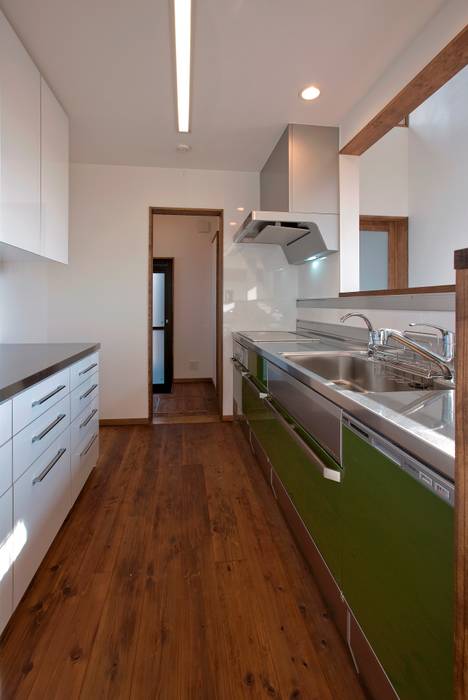 新田の家, 空間設計室/kukanarchi 空間設計室/kukanarchi 現代廚房設計點子、靈感&圖片