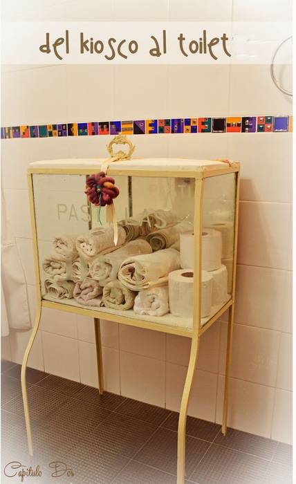 Ideas creativas para muebles tradicionales, Capítulo Dos Capítulo Dos ห้องน้ำ กระจกและแก้ว ที่เก็บของ