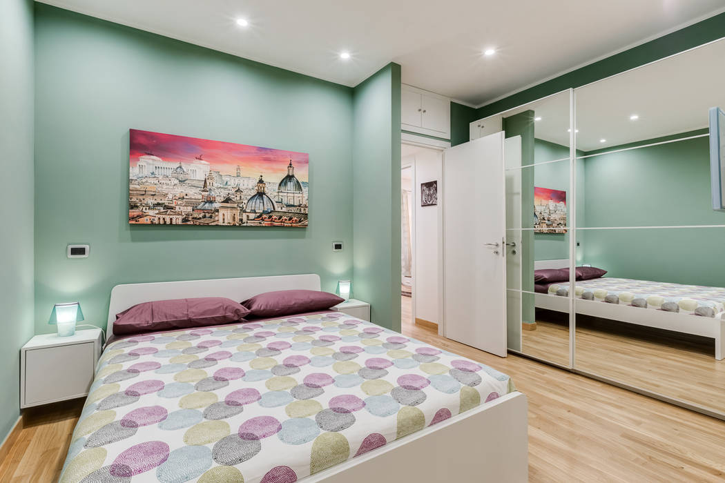 Appartemento Baldo degli Udaldi - Roma, Luca Tranquilli - Fotografo Luca Tranquilli - Fotografo Modern style bedroom