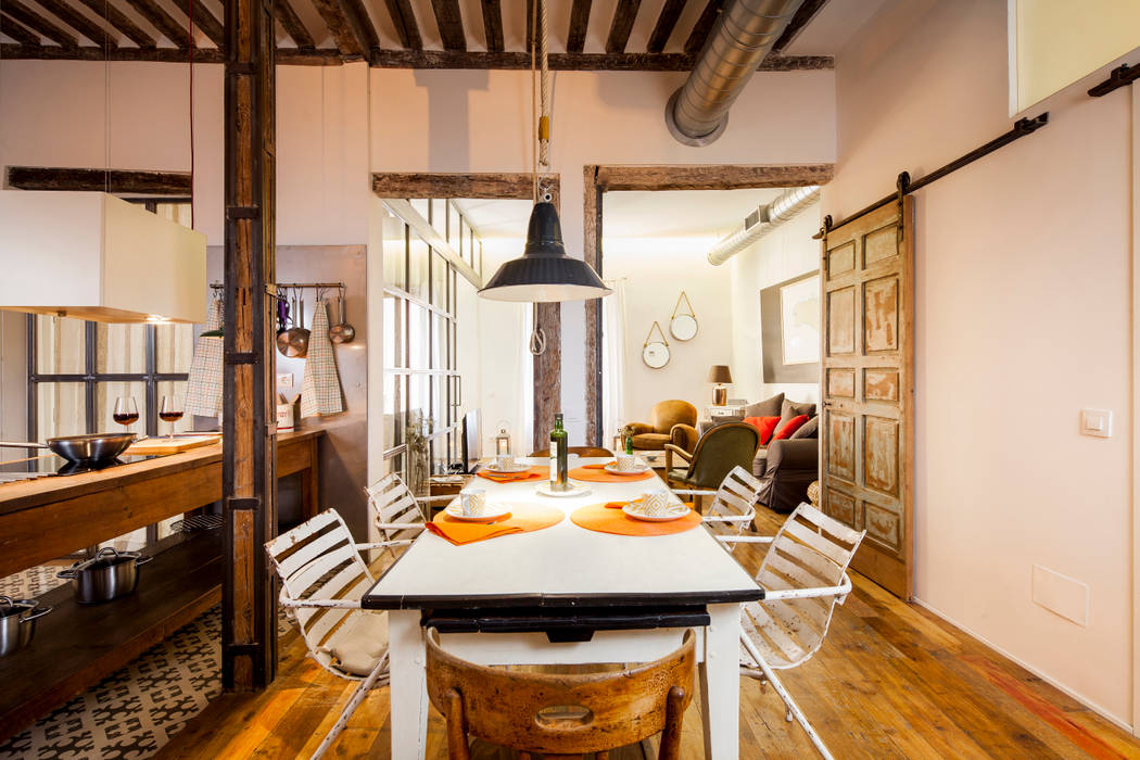 The Sibarist Rastro , The Sibarist Property & Homes The Sibarist Property & Homes Sala da pranzo in stile rustico