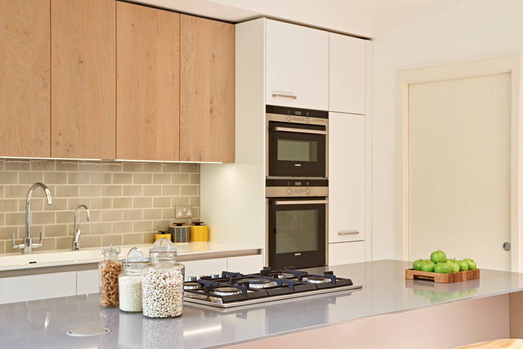 Schuller Kitchen & island Holloways of Ludlow Bespoke Kitchens & Cabinetry Modern kitchen Wood Wood effect