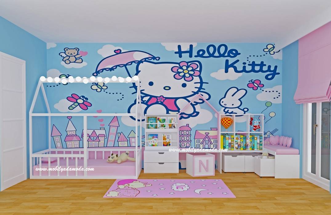 Montessori bebek çocuk odası mobi̇lyada moda modern çocuk odası ahşap