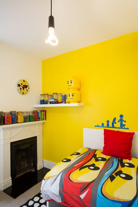 lego themed room for boy