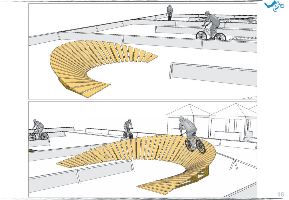 skatepark, Daniele Piazzola architetto e designer a Como Daniele Piazzola architetto e designer a Como Commercial spaces Exhibition centres