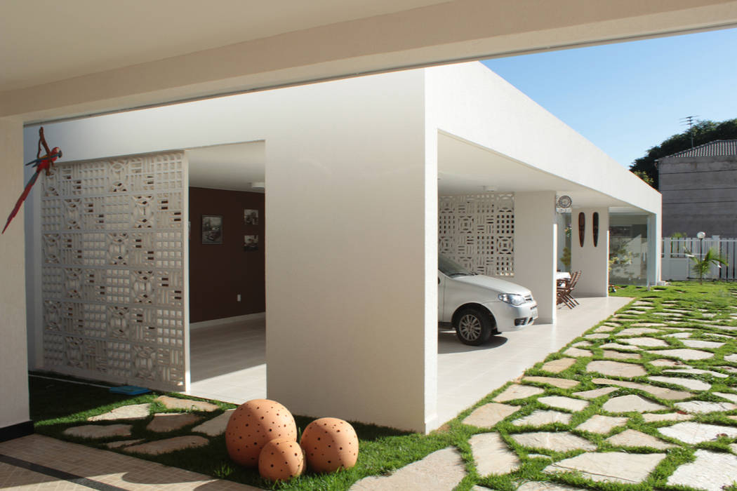 Projeto de área de lazer StudioM4 Arquitetura Casas modernas