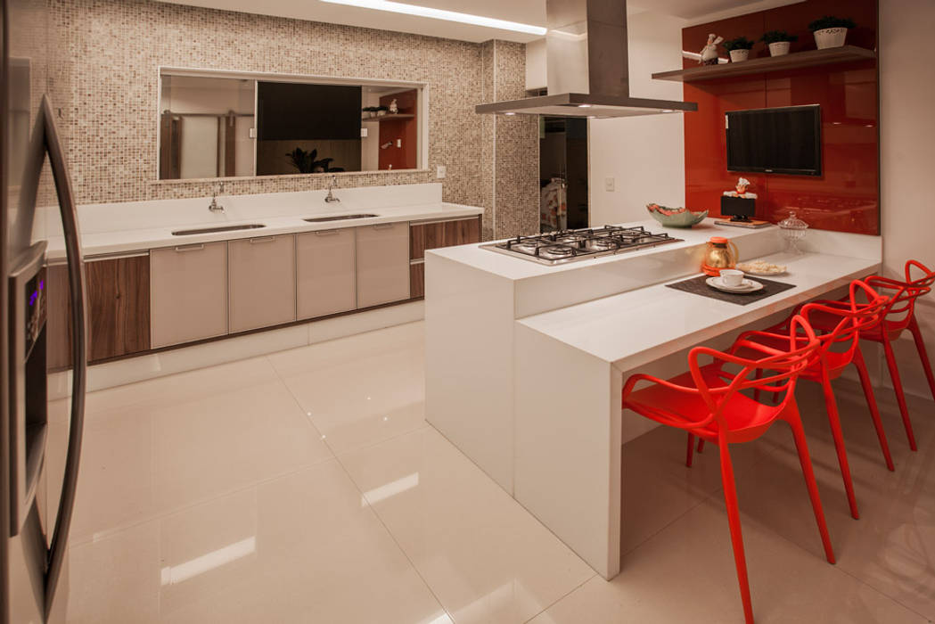 Projeto, Heloisa Titan Arquitetura Heloisa Titan Arquitetura Modern style kitchen