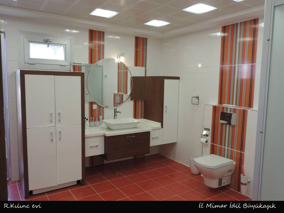 R. Kılınç Evi, idiliçmimarlık idiliçmimarlık Modern Banyo